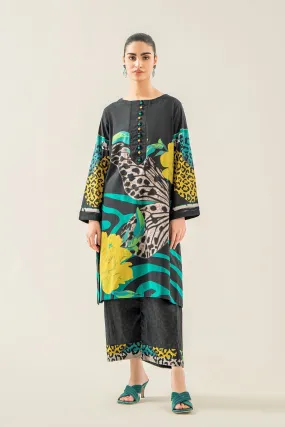 2-Pc Lawn Printed Shirt With Straight Printed Trouser CPM23-22