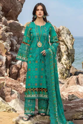 3-Pc Unstitched Premium Lawn Collection SN4-01