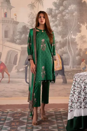 3-PC Unstitched Printed Lawn Shirt with Chiffon Dupatta and Trouser CP4-21