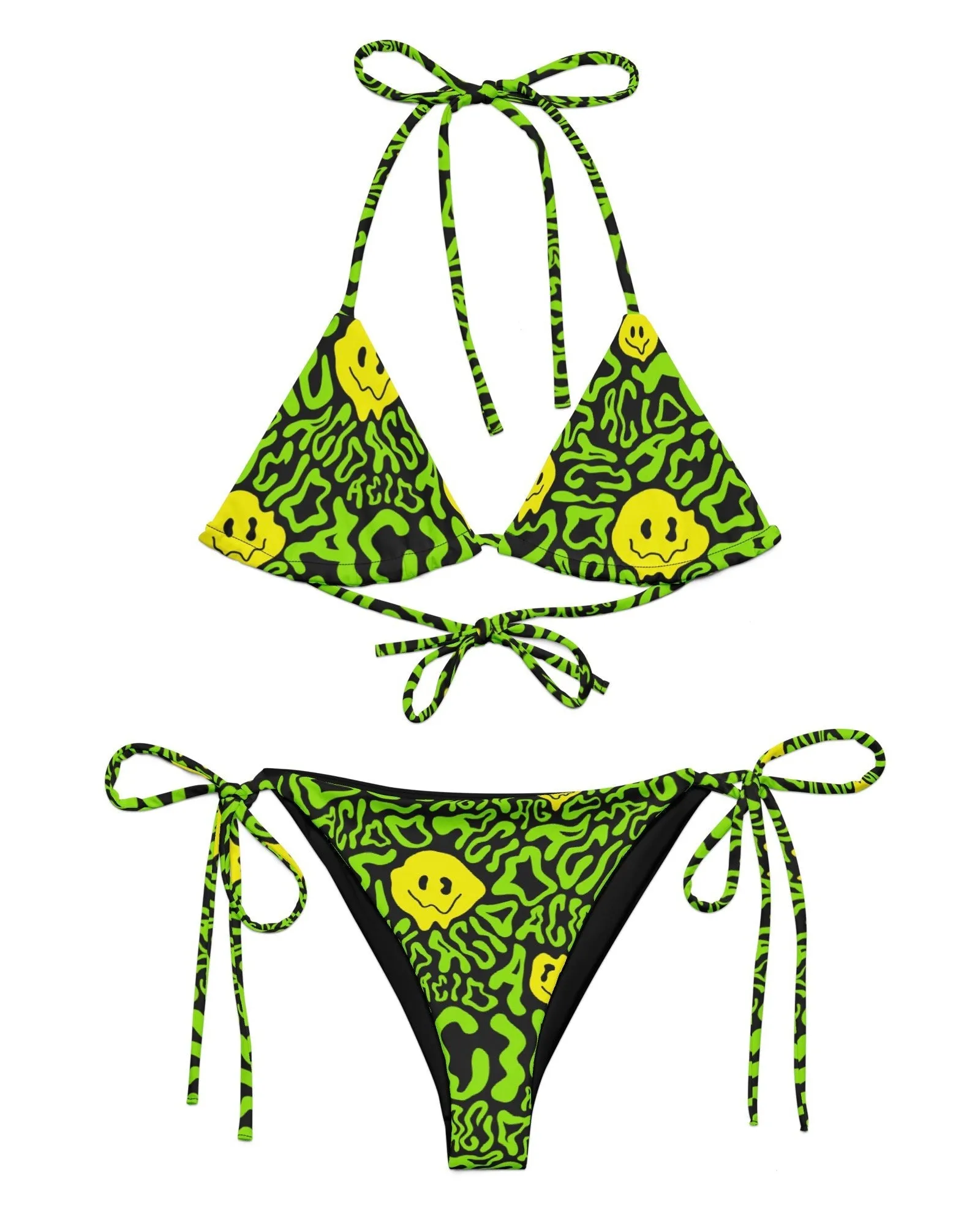 Acid Smilez Bikini Top