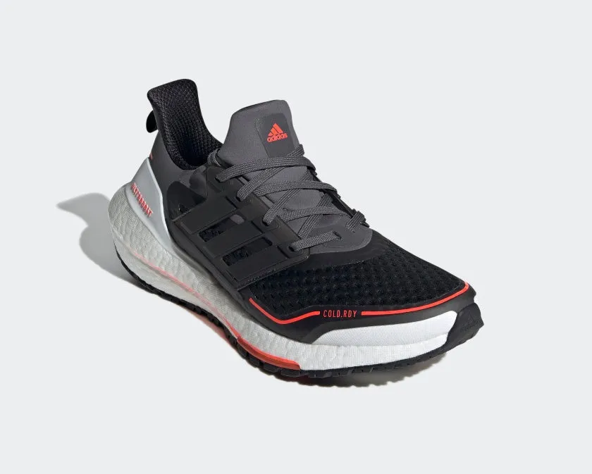 Adidas Ultraboost 21 C.RDY Grey Five Core Black Solar Red GV7122