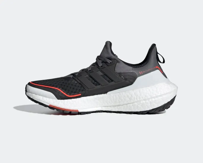 Adidas Ultraboost 21 C.RDY Grey Five Core Black Solar Red GV7122