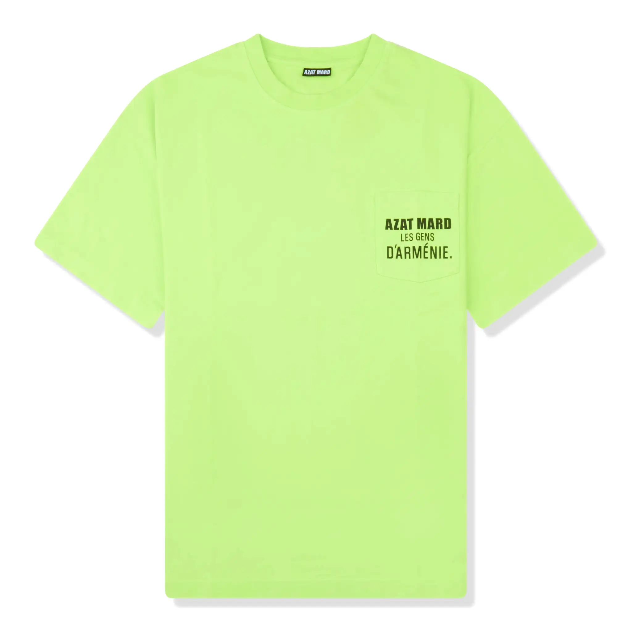 Azat Mard Les Gens T Shirt Lime Green