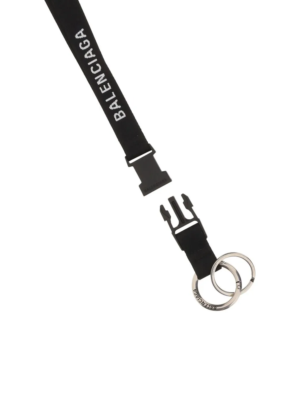 Balenciaga Logo Printed Keyring