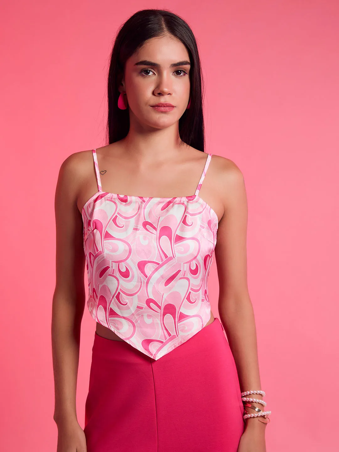 Barbie Mattel Printed Top