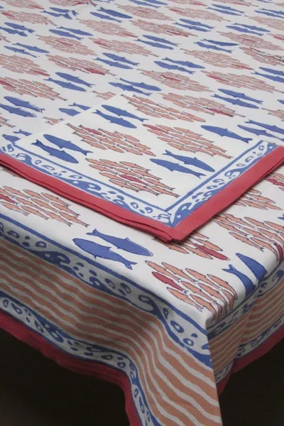 Block Printed Tablecloth