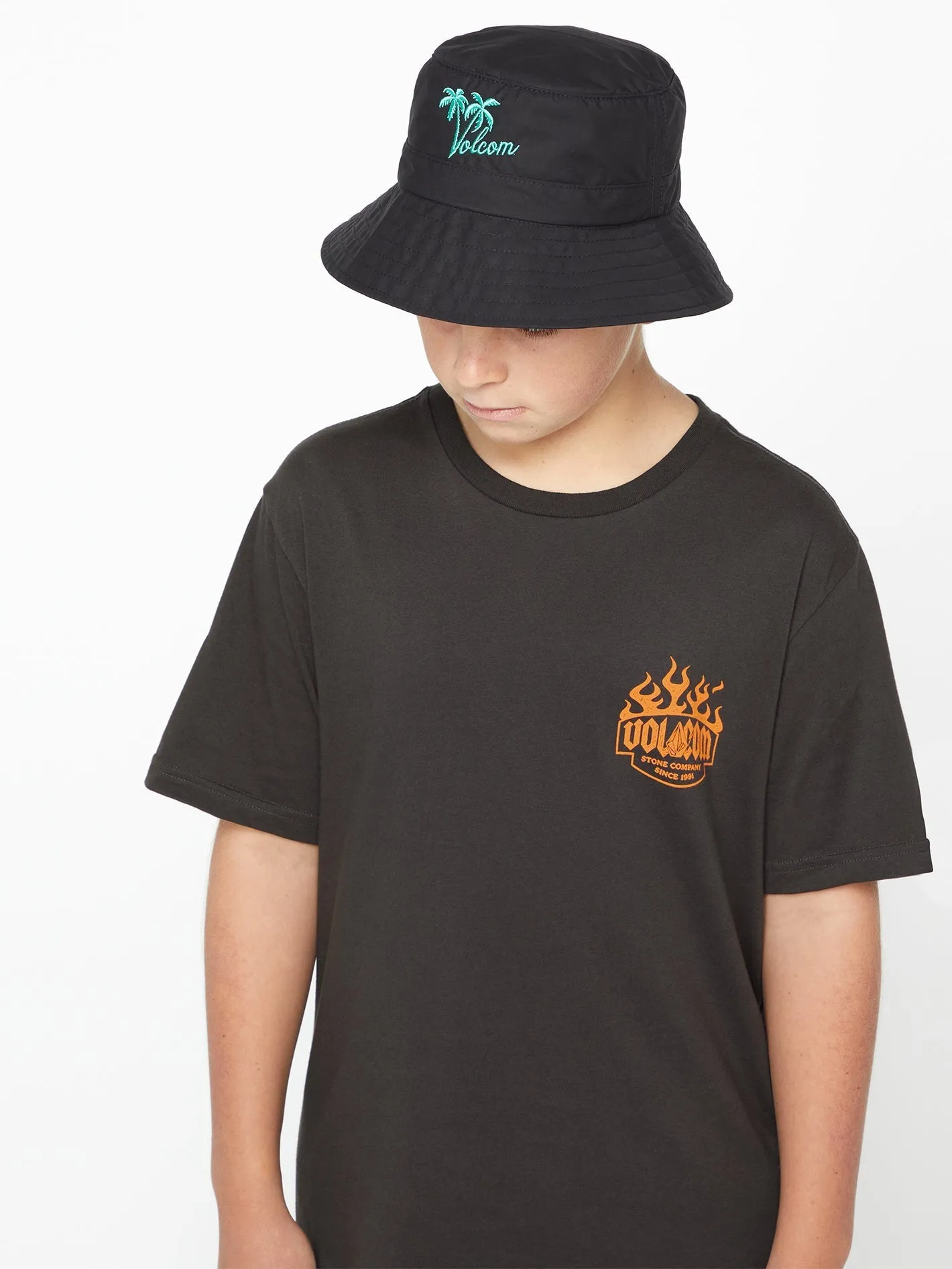 Boys Boonie Bucket Hat - Black