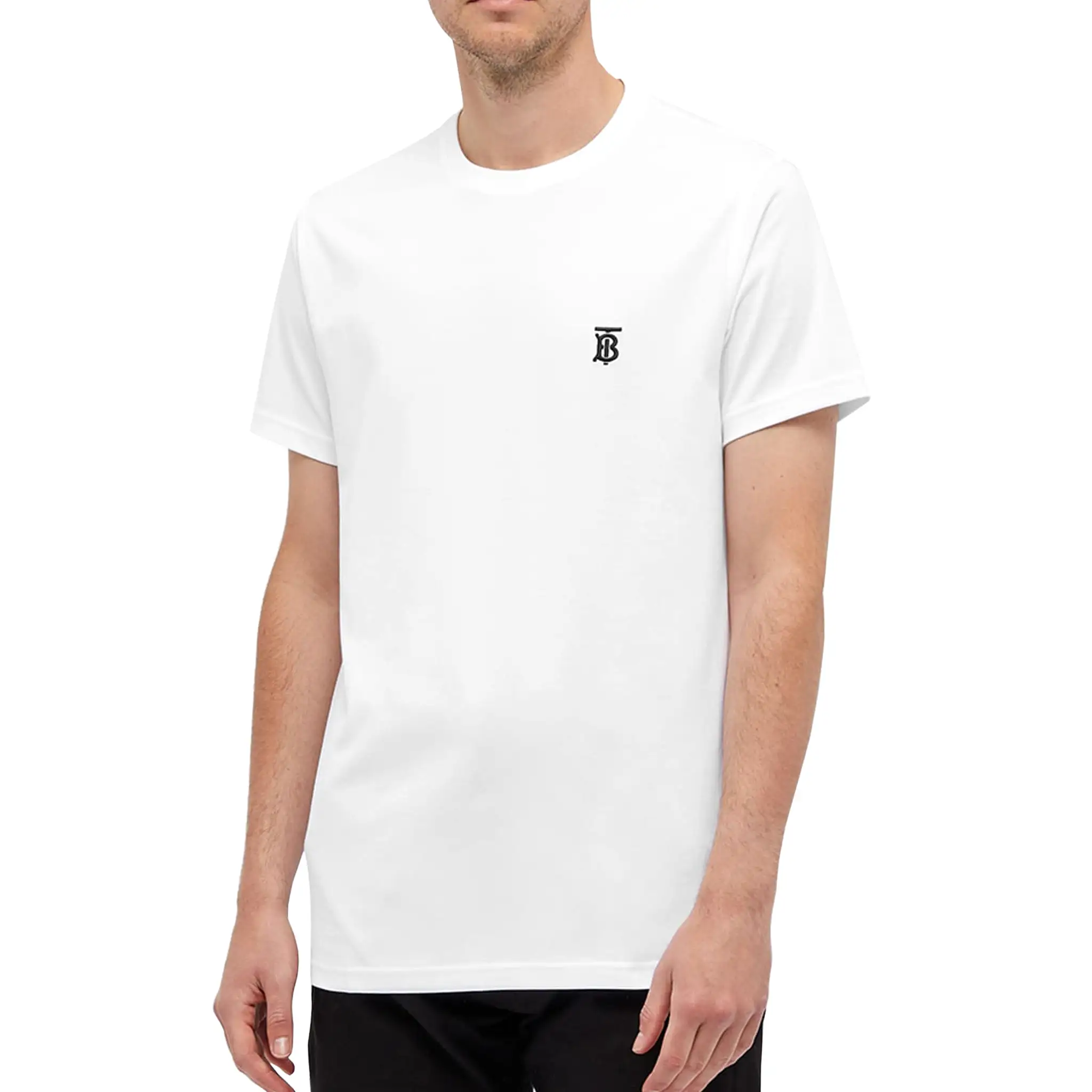 Burberry Parker TB Chest Logo White T Shirt