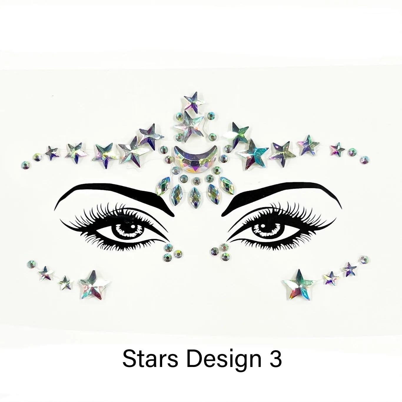 Butterflies and Stars Face Jewels - 5 Designs!