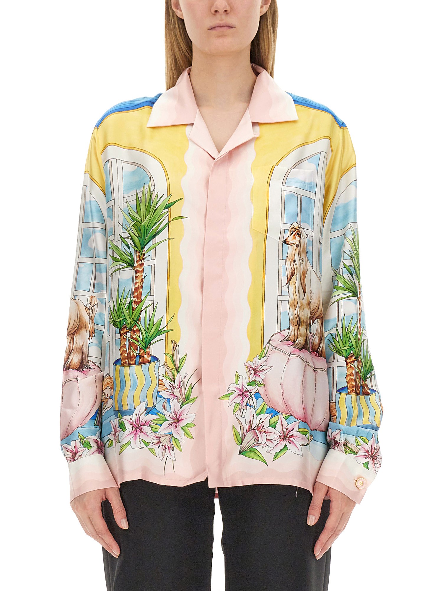 CASABLANCA    PRINTED SHIRT