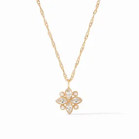 Charlotte Delicate Necklace Gold Cubic Zirconia by Julie Vos