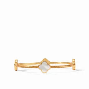 Chloe Bangle Gold Mother of Pearl - Medium by Julie Vos