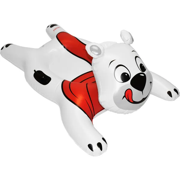 CocoNut Outdoor Character Snow Tube Polar Bear, White