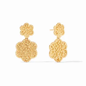 Colette Fleur Earrings Gold by Julie Vos