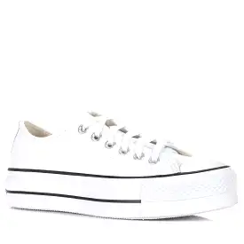 Converse CT All Star Lift Leather Low White