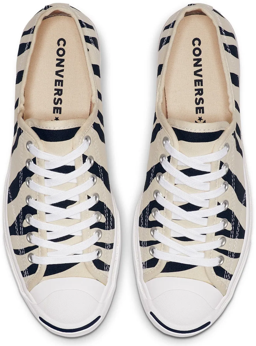 Converse Jack Purcell Low Top Black/Zebra Print