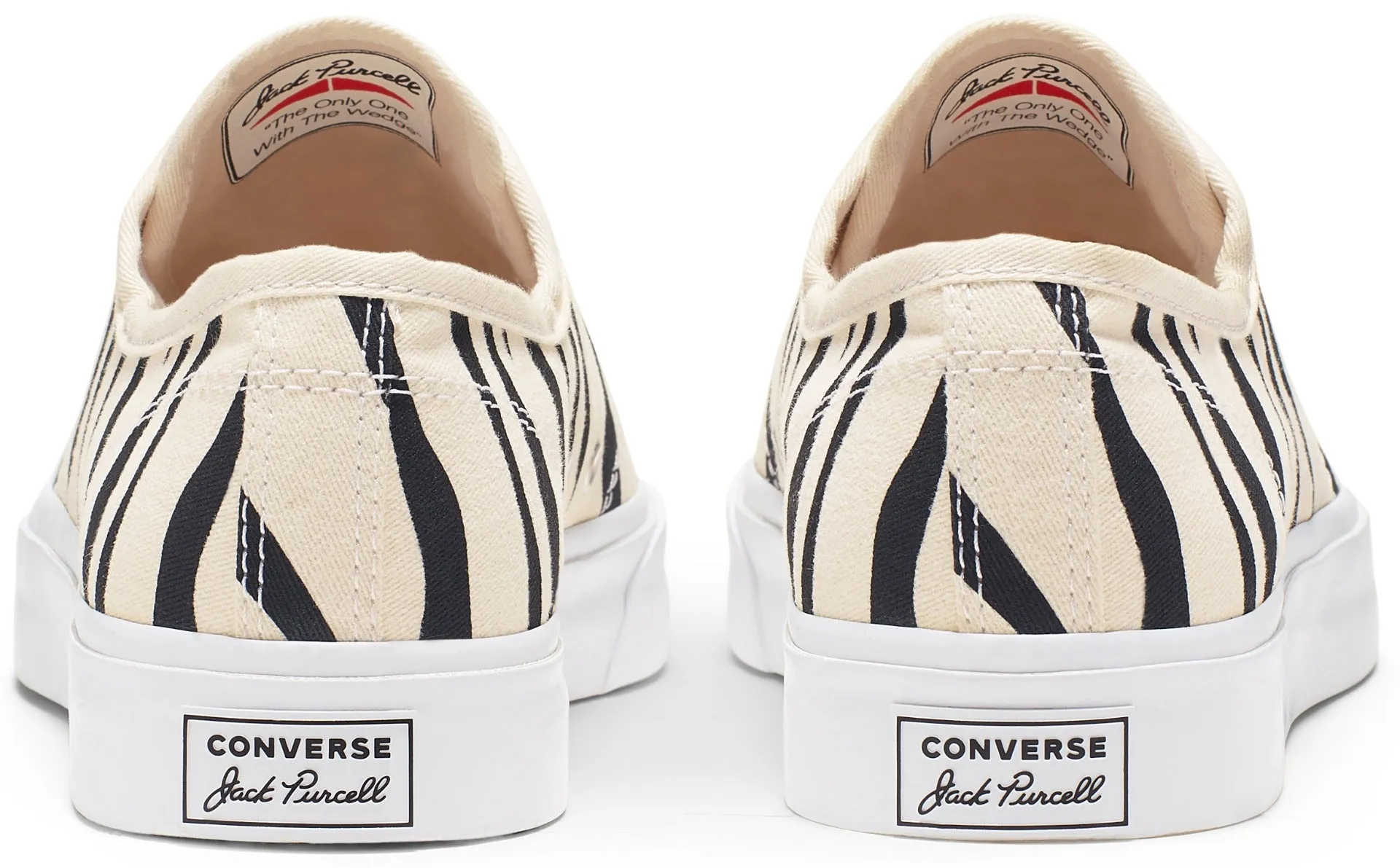 Converse Jack Purcell Low Top Black/Zebra Print