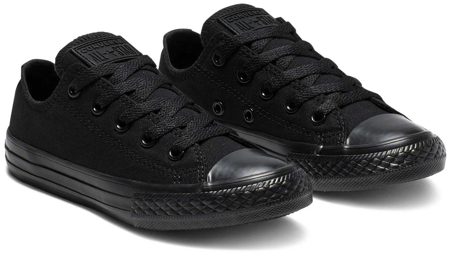 Converse Youth Chuck Taylor All Star Low Top Black Monochrome