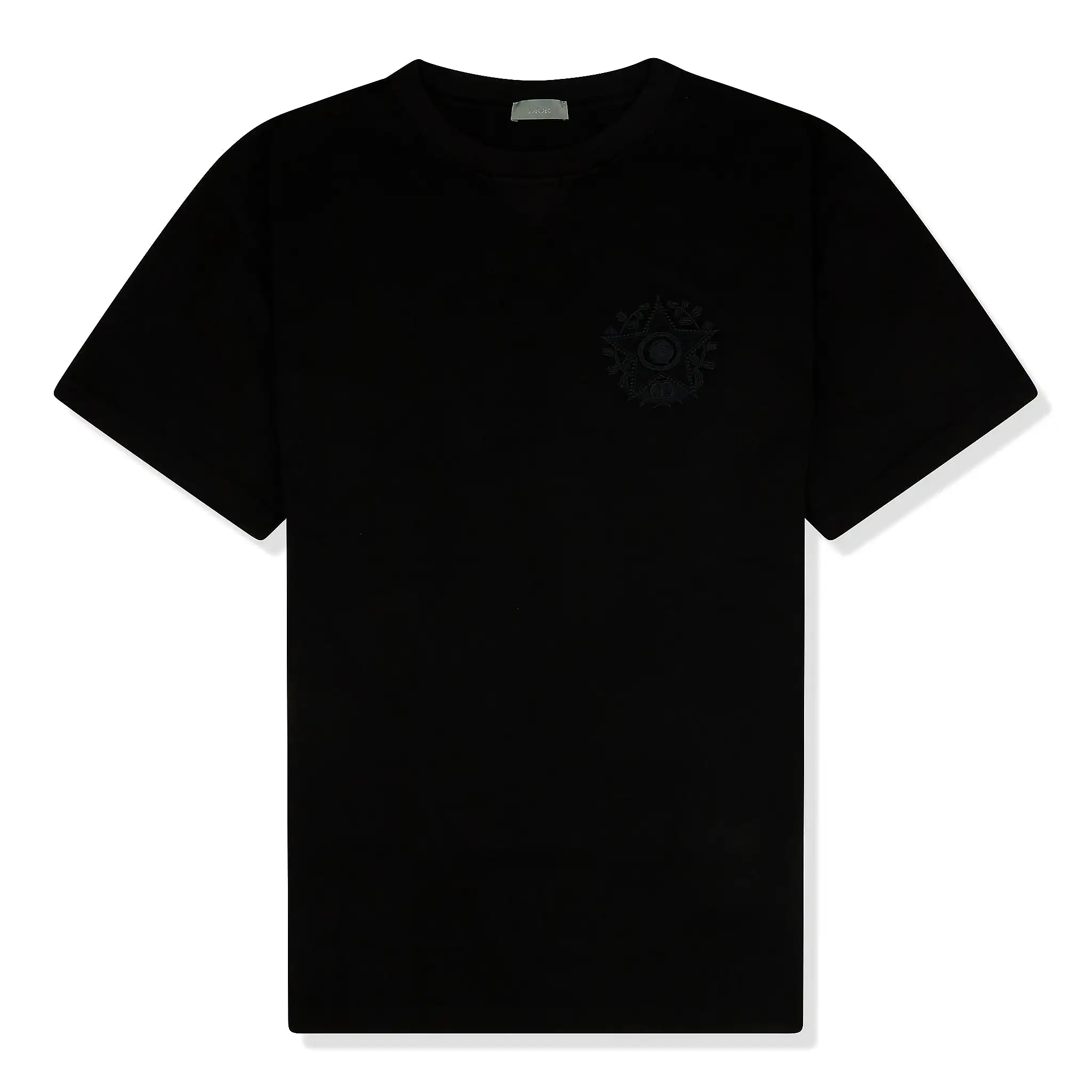 Dior CD toile Embroidered Oversized Black T Shirt