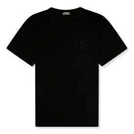 Dior CD toile Embroidered Oversized Black T Shirt