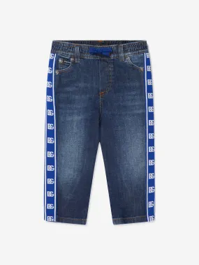 Dolce & Gabbana Kids - Baby Boys Logo Tape Jeans | Childsplay Clothing