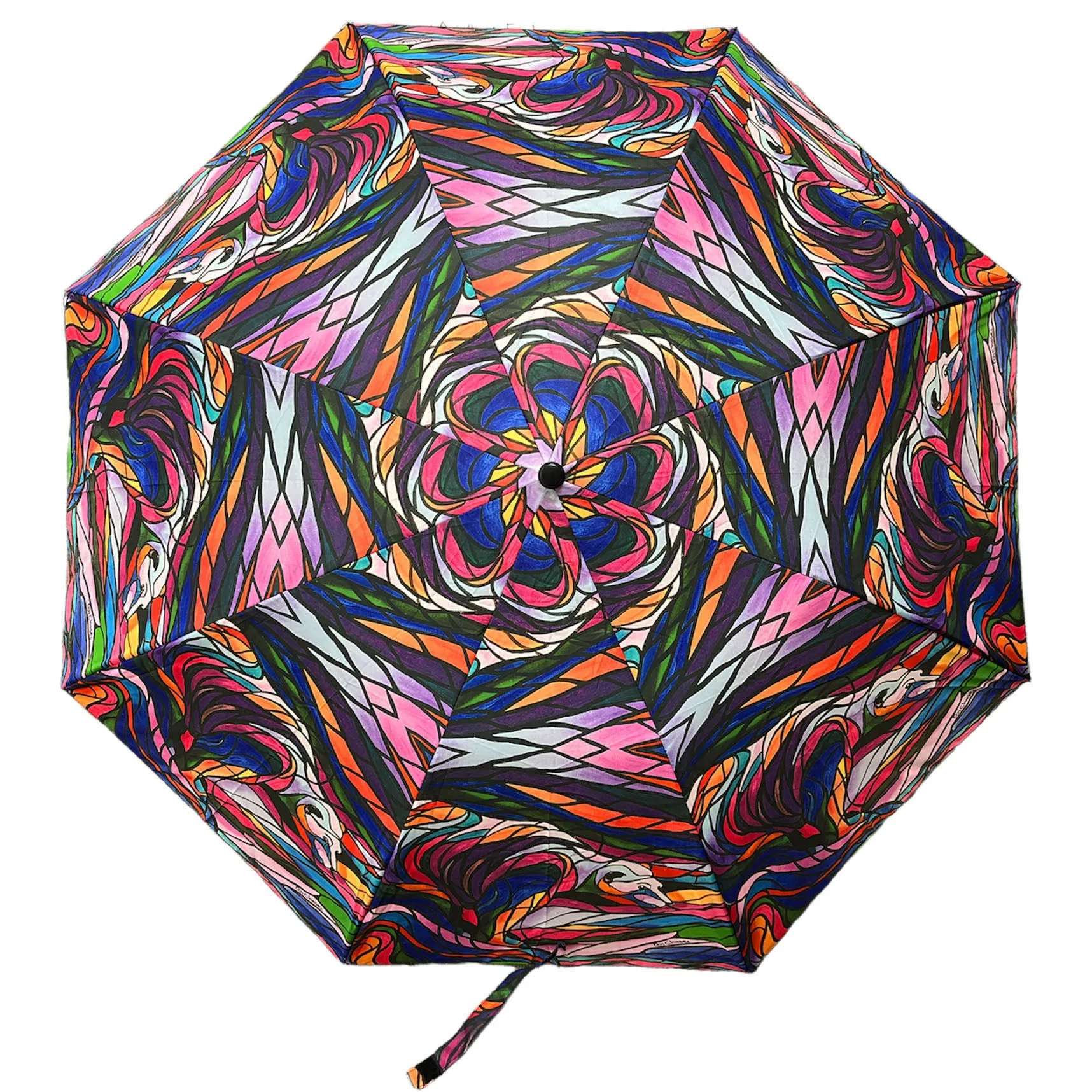 Don Chase Salmon Hunter Artist Collapsible Umbrella