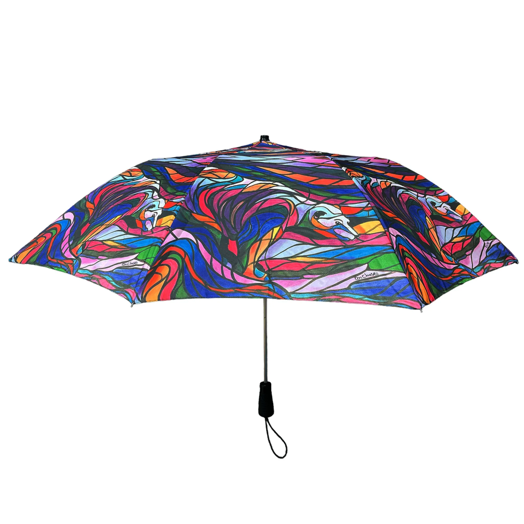 Don Chase Salmon Hunter Artist Collapsible Umbrella