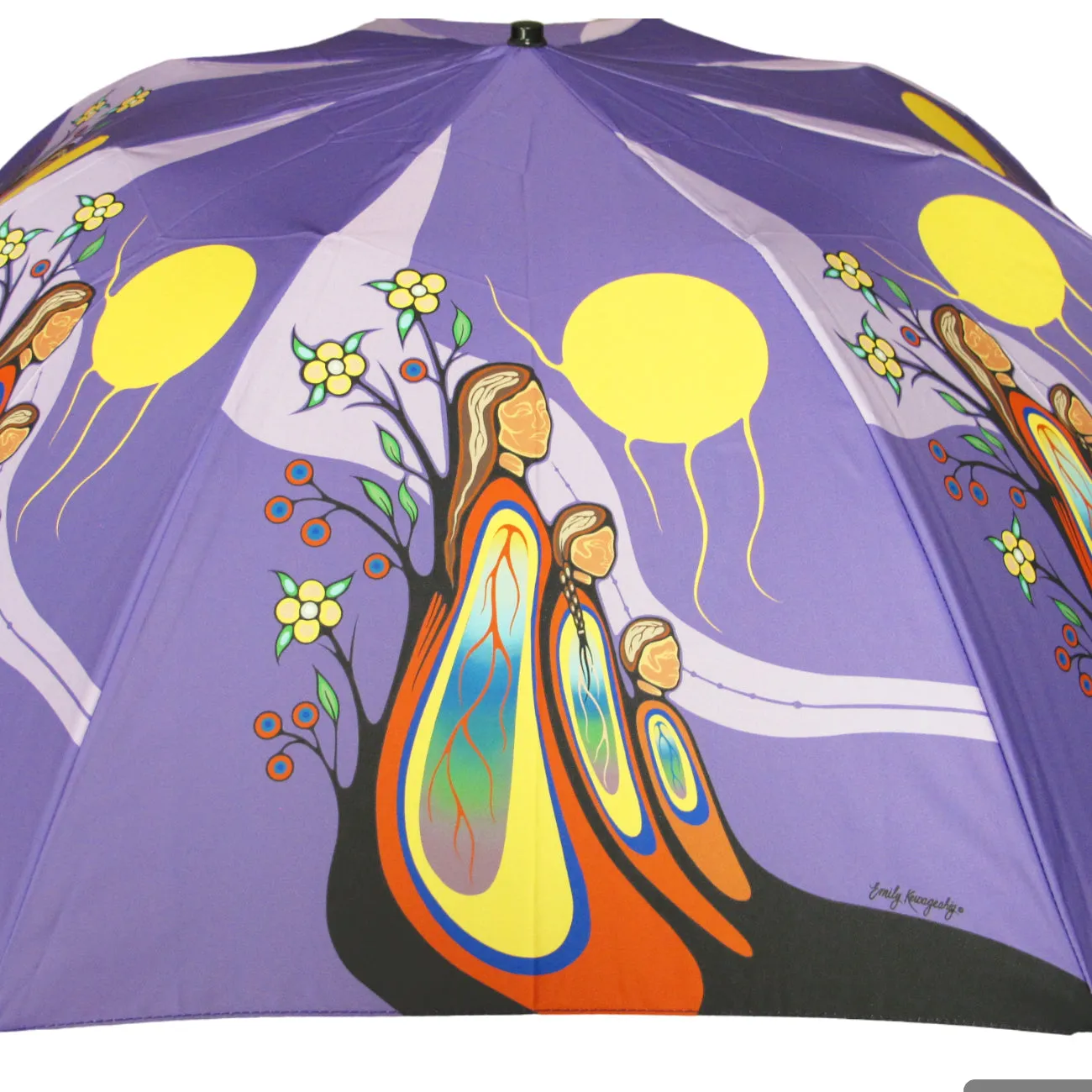 Emily Kewageshig Gifts from Creator Artist Collapsible Umbrella