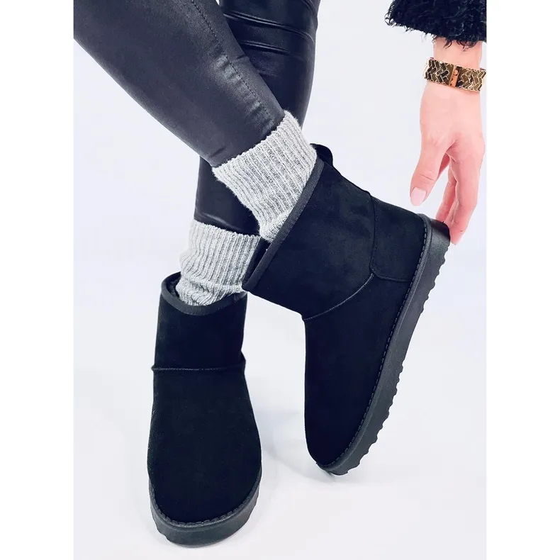 Emus Darby Black snow boots