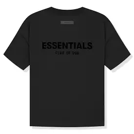 Fear Of God Essentials Black T Shirt (SS22)