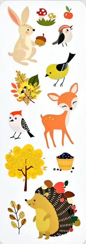 Forest Friends Sticker Set