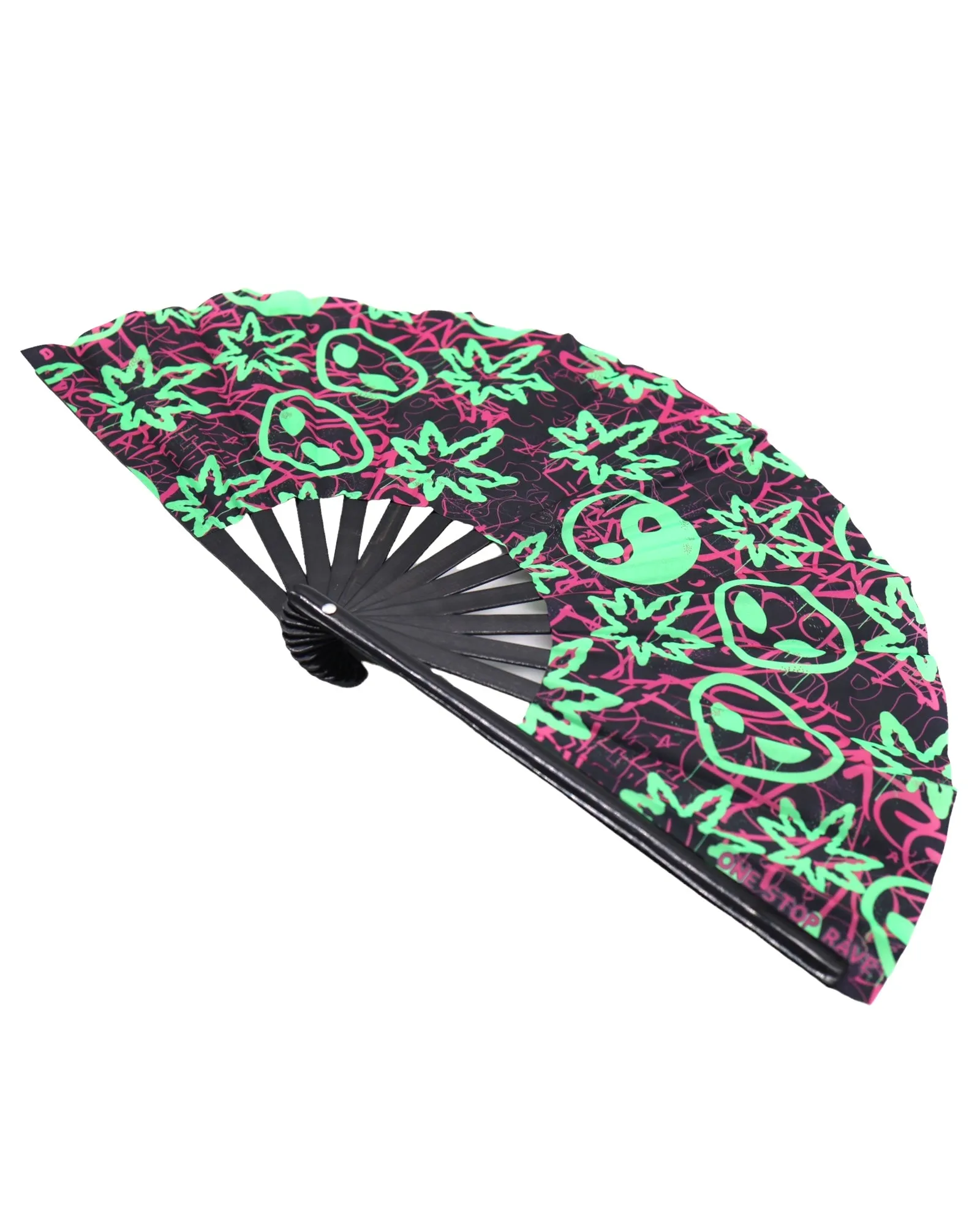 Ganja Graffiti Hand Fan