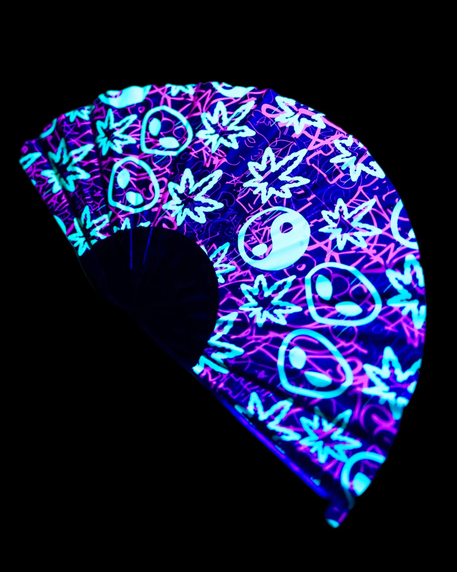 Ganja Graffiti Hand Fan