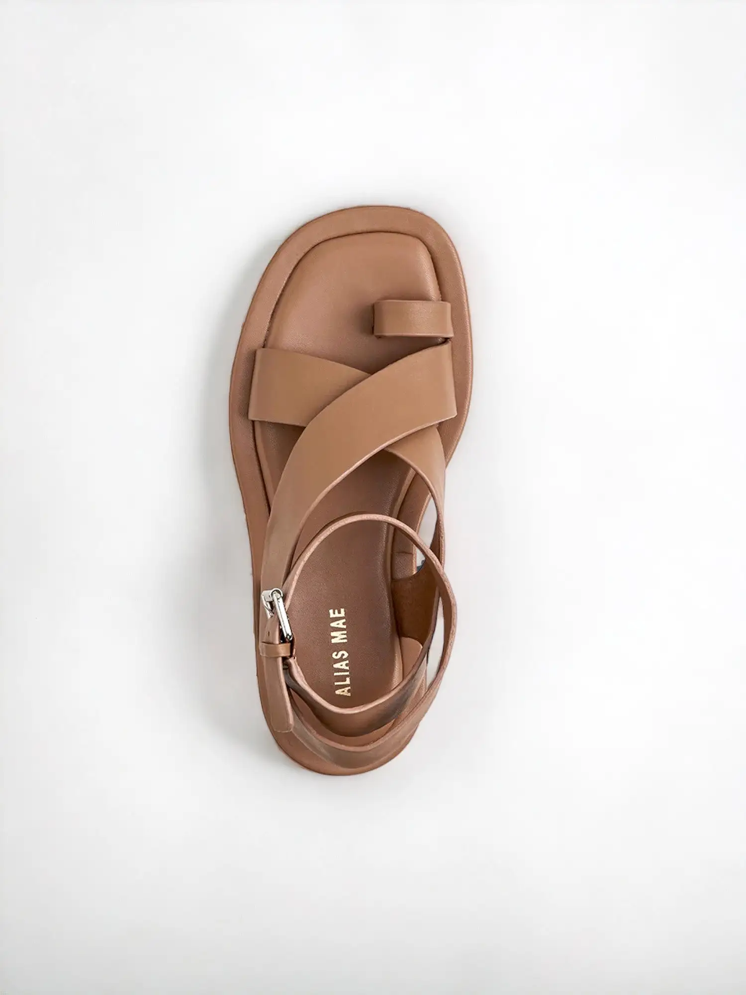 Kellie Sandal | Peacan Leather