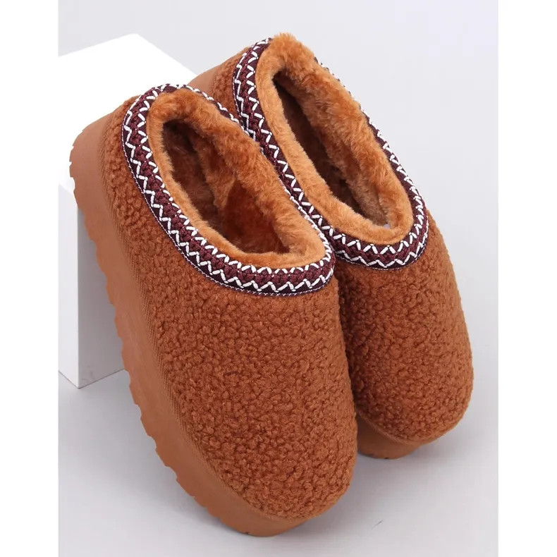 Lamb Camel short snow boots brown