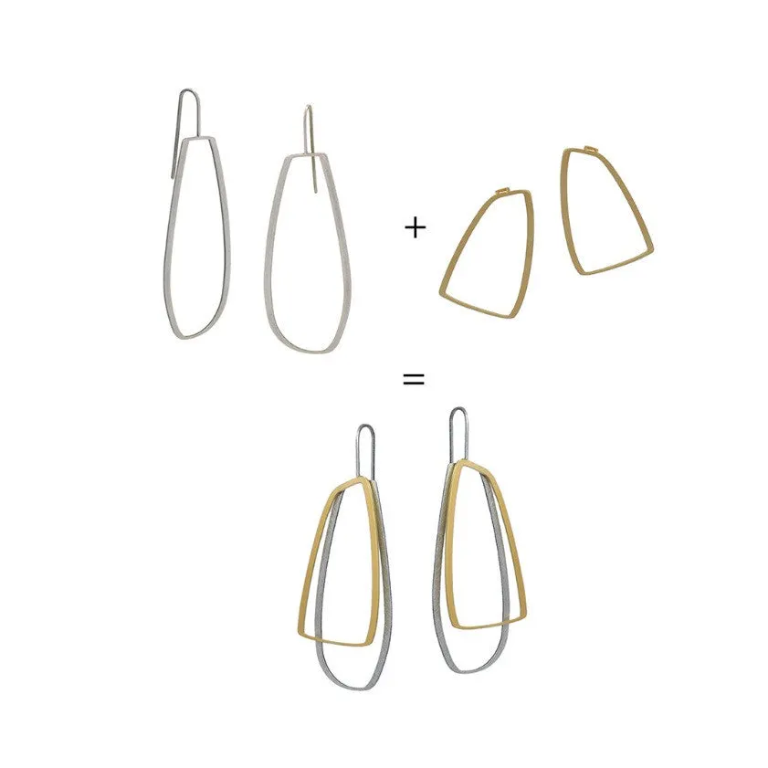 Large Outline X2 Earring - inSync design