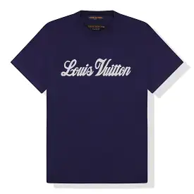 Louis Vuitton Knit Graphic Blue T Shirt