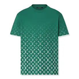 Louis Vuitton Monogram Gradient Cotton Green T Shirt