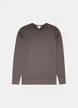 Men's Extra-Fine Merino Crew Neck in Cedar