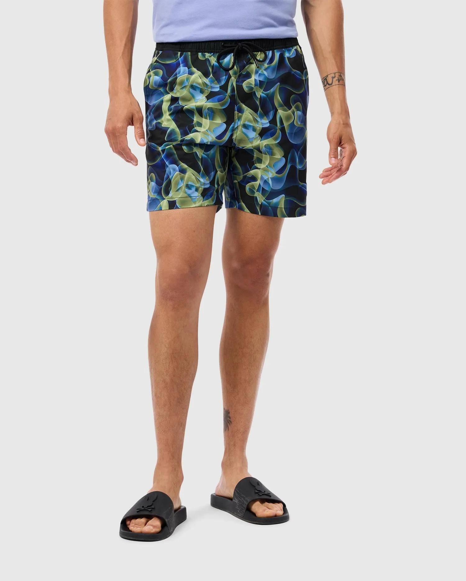 MENS GOLDCREEK ALL OVER PRINT SWIM TRUNK - B6W672C200