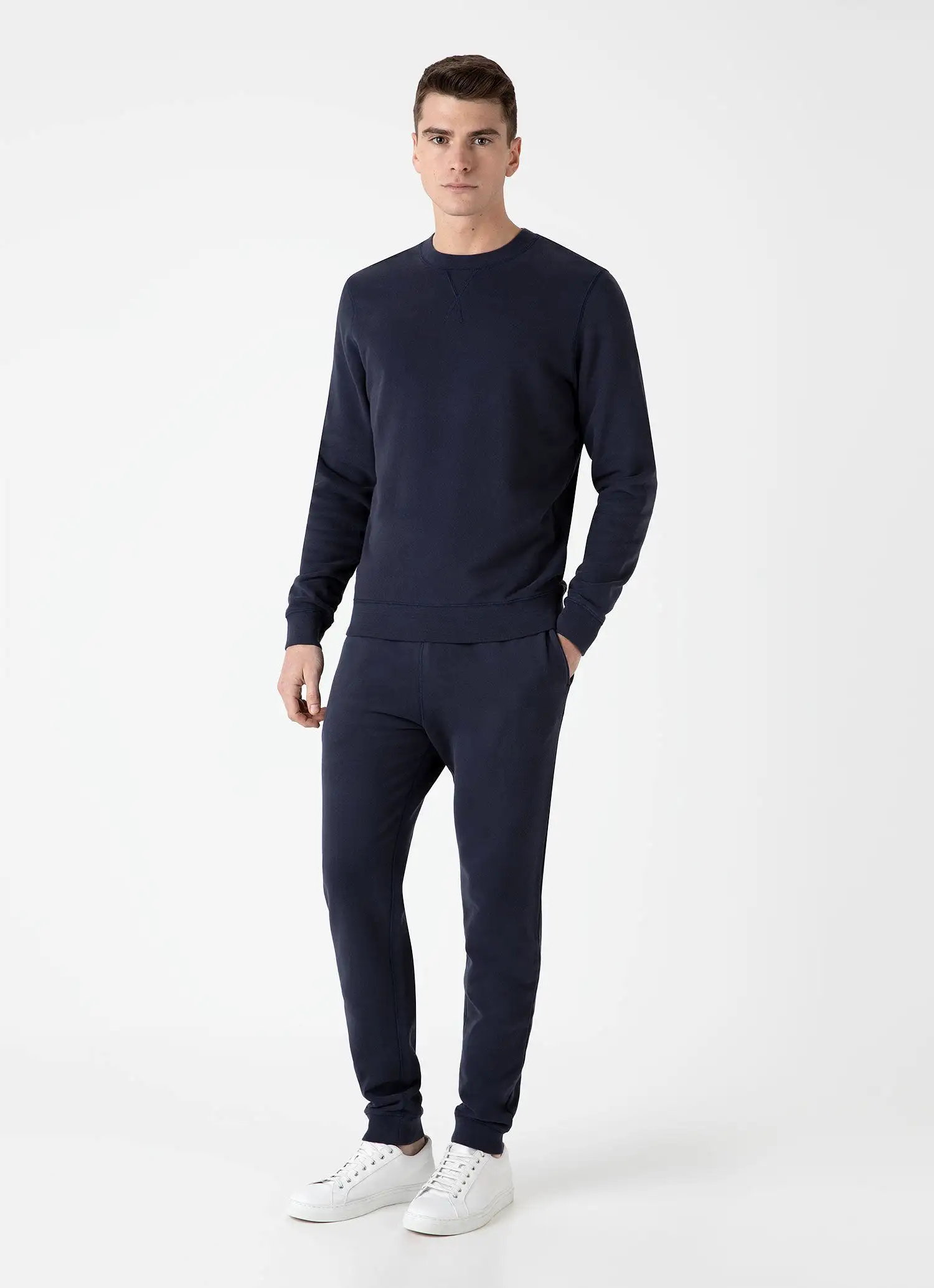 Men's Loopback Tracksuit in Navy