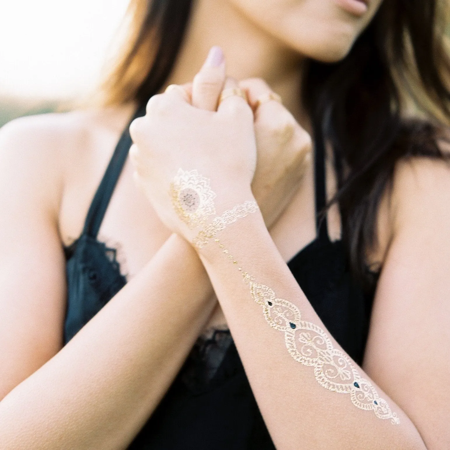 Metallic Temporary Tattoos - 9 Designs!