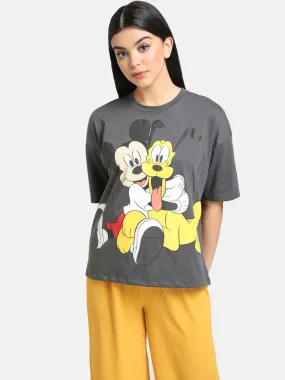 Mickey & Pluto Printed Tee