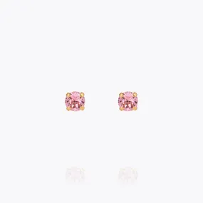 Mini Stud Earrings / Light Rose