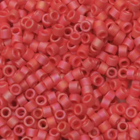 Miyuki Delica Seed Beads, 11/0 Size, #874 Matte Opaque Maroon (2.5 Tube)