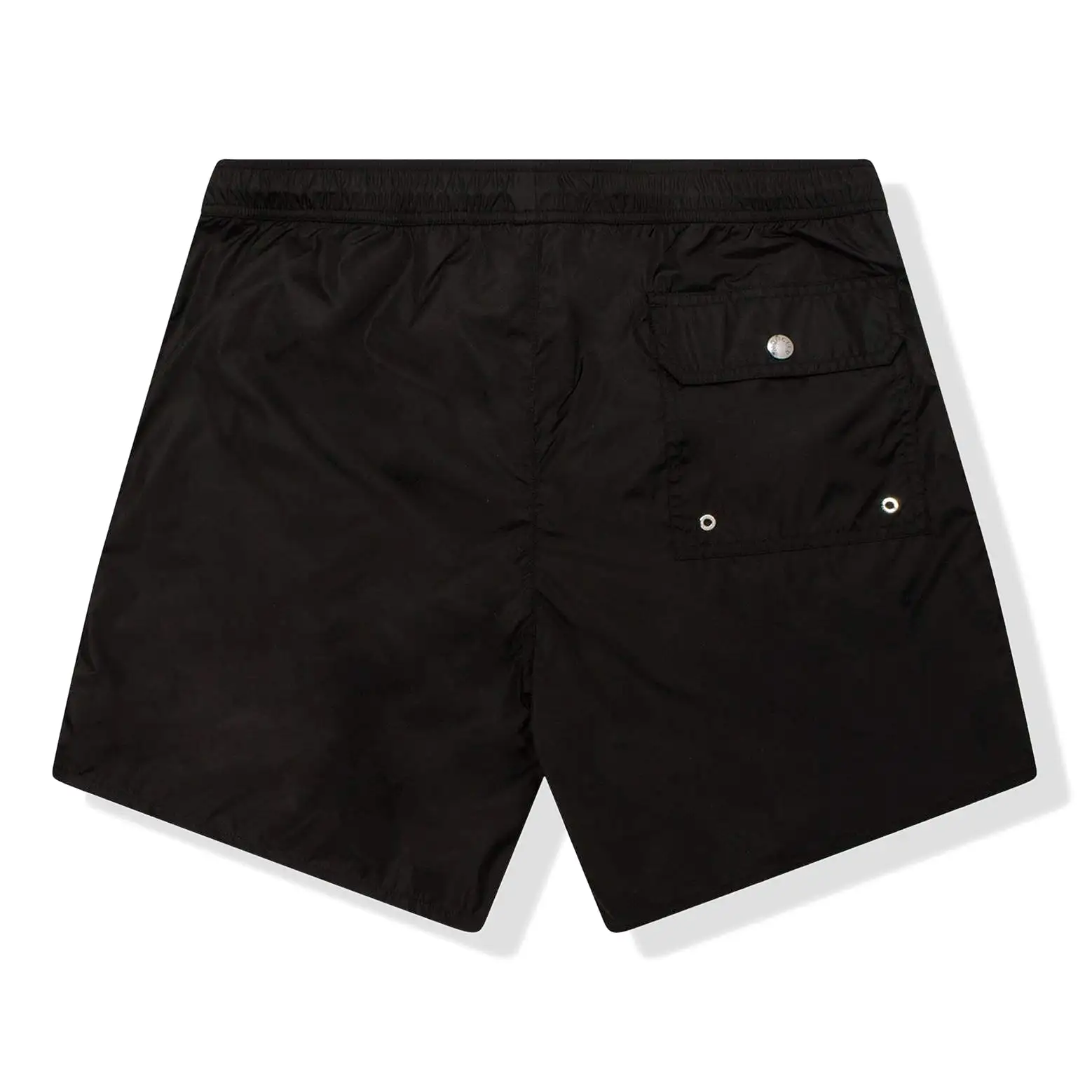 Moncler Band Logo Black Swim Shorts