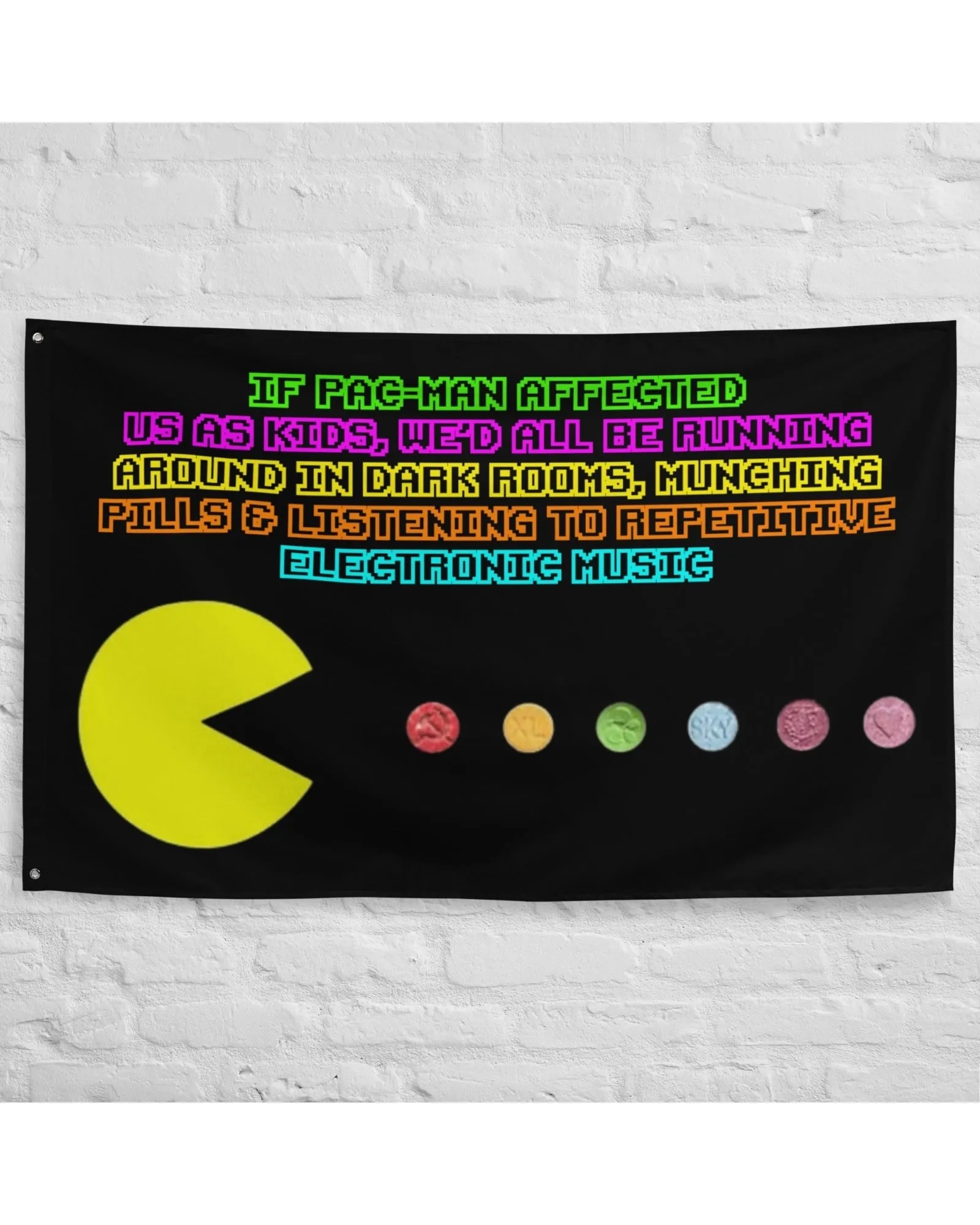 Munching Pills Festival Flag