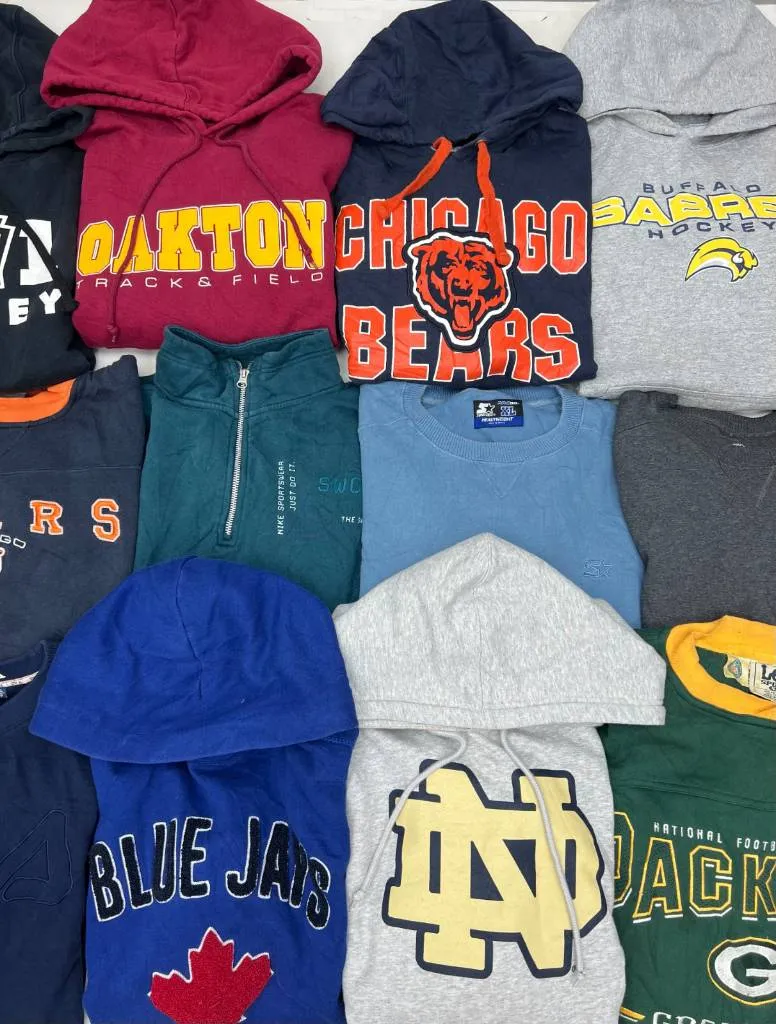 Nike, Adidas, Champion, NFL, Fila (mix brand) Sweat hoodies