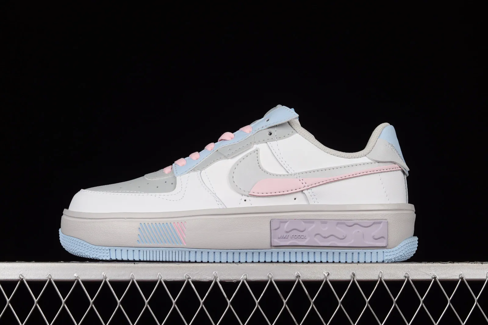 Nike Air Force 1 Fontanka Grey Pink Purple Blue CW6688-605