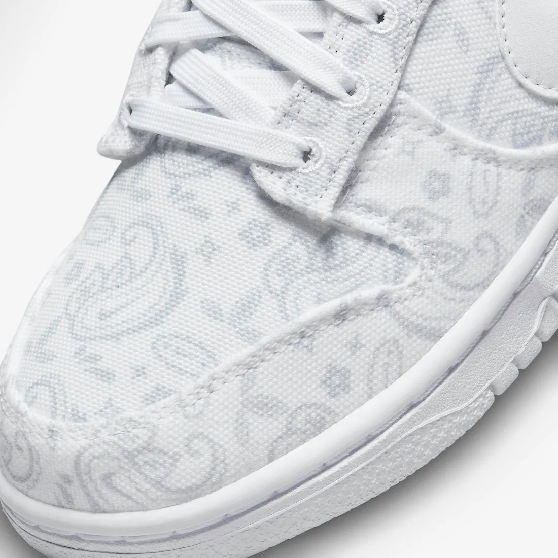 Nike SB Dunk Low White Paisley Grey Fog Shoes DJ9955-100